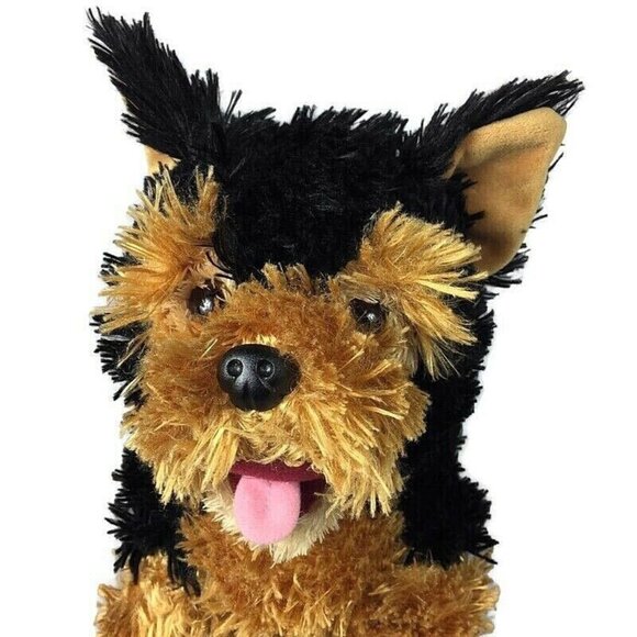 Build a Bear Workshop Yorkshire Terrier Dog Stuffed Animal Plush 12" x 13" - Picture 1 of 9